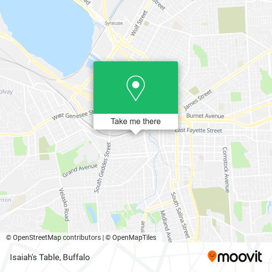 Mapa de Isaiah's Table