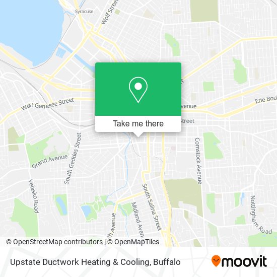 Upstate Ductwork Heating & Cooling map