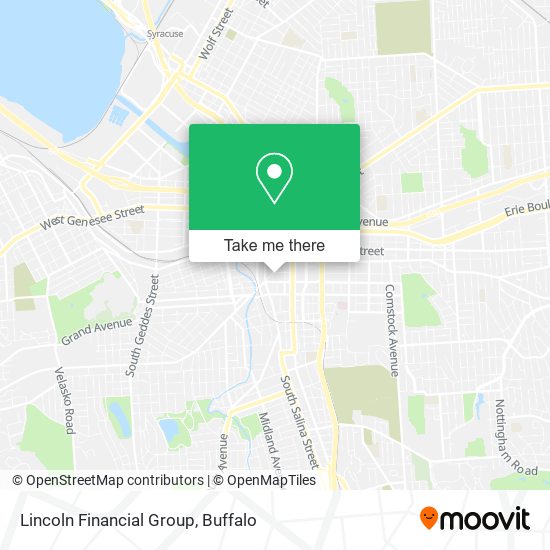 Mapa de Lincoln Financial Group