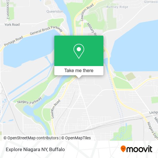 Explore Niagara NY map