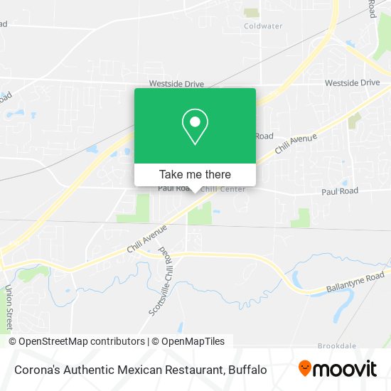 Mapa de Corona's Authentic Mexican Restaurant