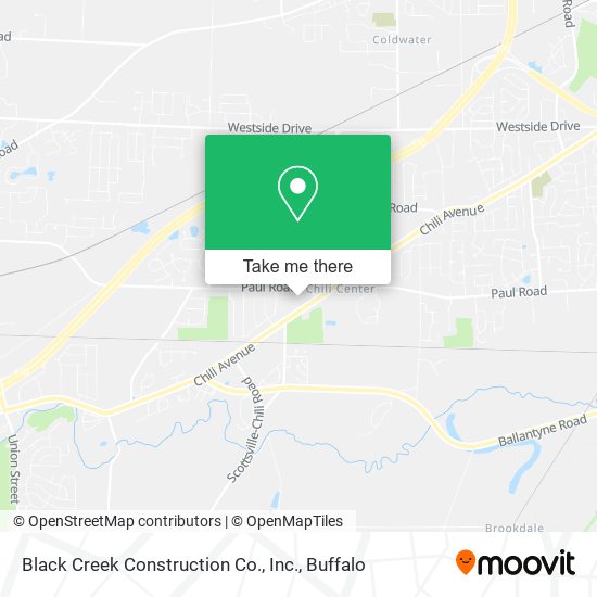 Black Creek Construction Co., Inc. map