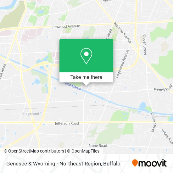 Mapa de Genesee & Wyoming - Northeast Region