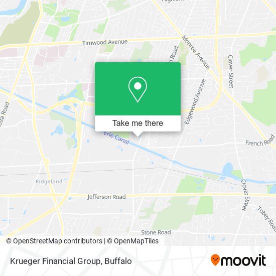 Krueger Financial Group map
