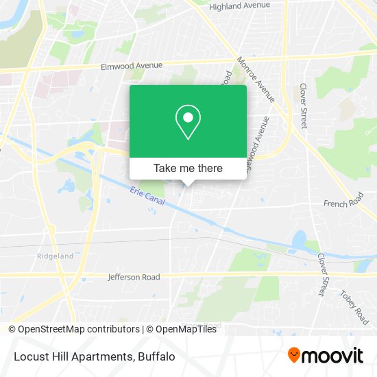 Locust Hill Apartments map
