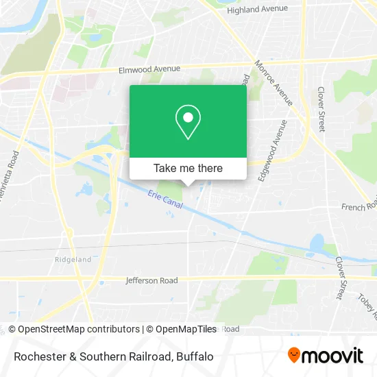 Rochester & Southern Railroad map