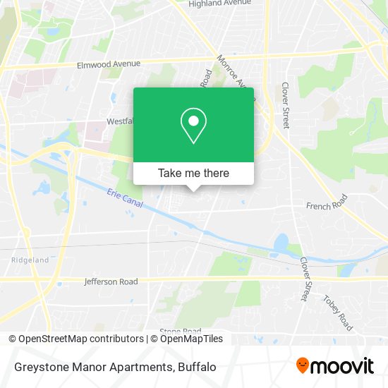 Mapa de Greystone Manor Apartments