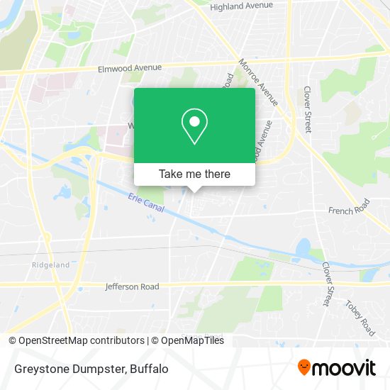 Greystone Dumpster map