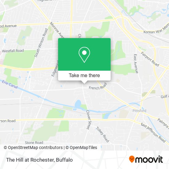 The Hill at Rochester map