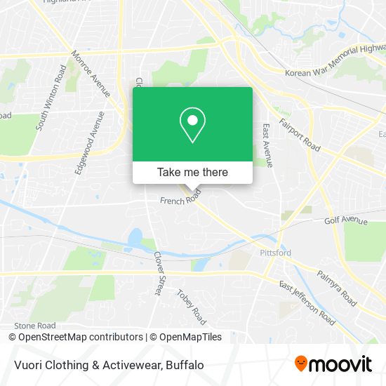 Vuori Clothing & Activewear map