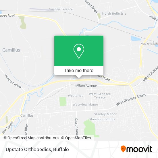 Mapa de Upstate Orthopedics