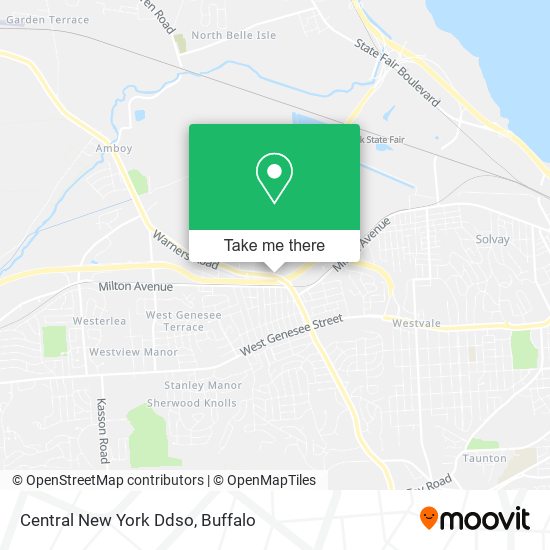 Mapa de Central New York Ddso