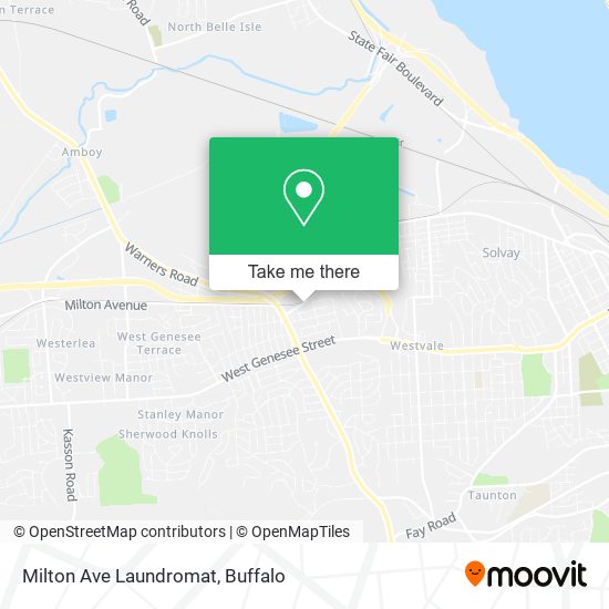 Milton Ave Laundromat map