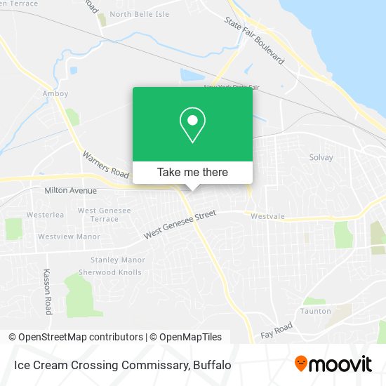 Ice Cream Crossing Commissary map