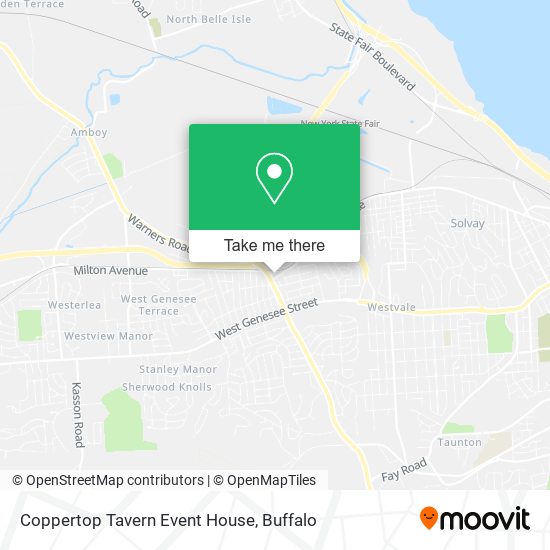 Coppertop Tavern Event House map