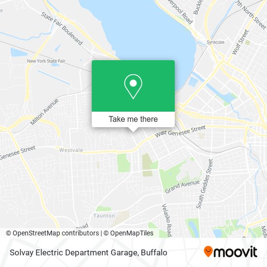 Solvay Electric Department Garage map