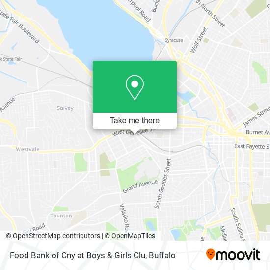 Food Bank of Cny at Boys & Girls Clu map