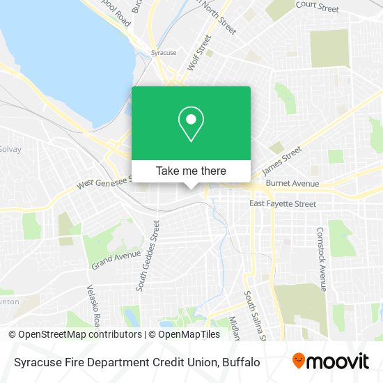 Syracuse Fire Department Credit Union map