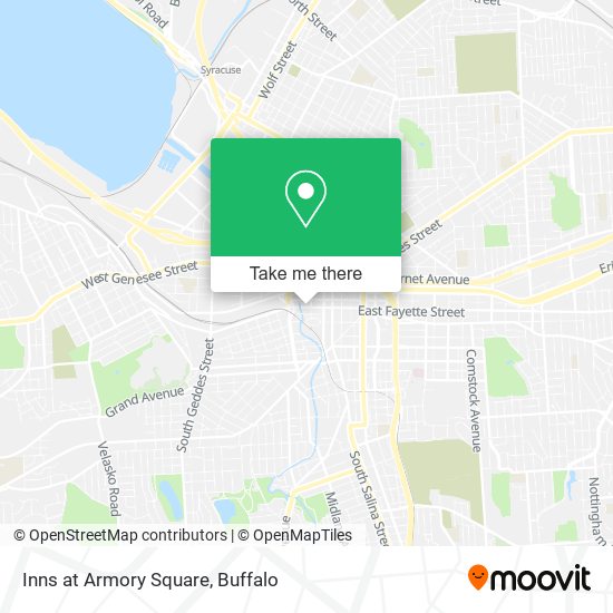 Inns at Armory Square map