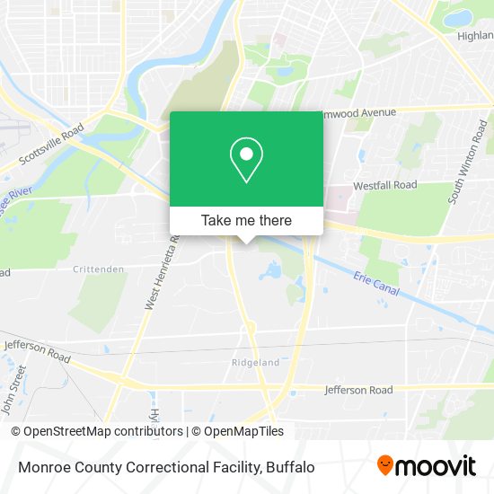 Mapa de Monroe County Correctional Facility