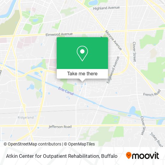 Atkin Center for Outpatient Rehabilitation map