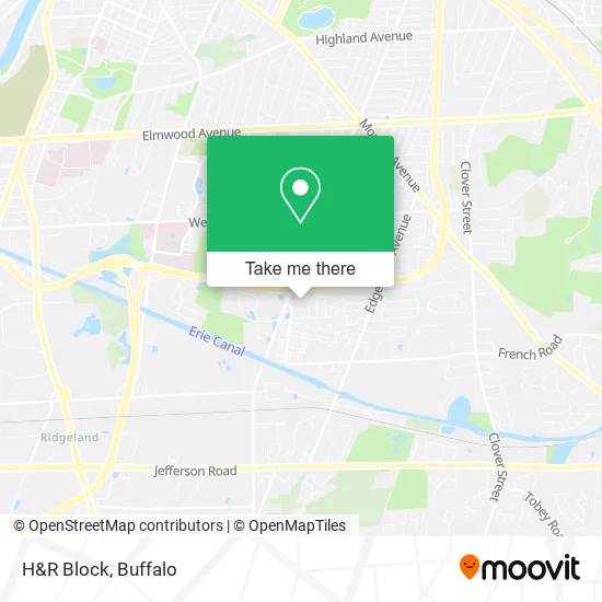 H&R Block map
