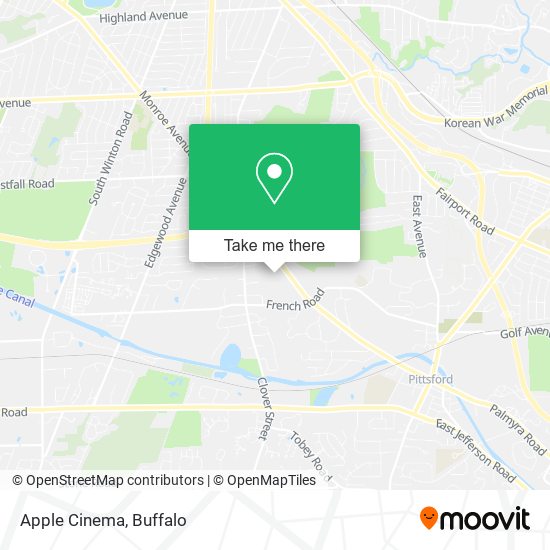Mapa de Apple Cinema
