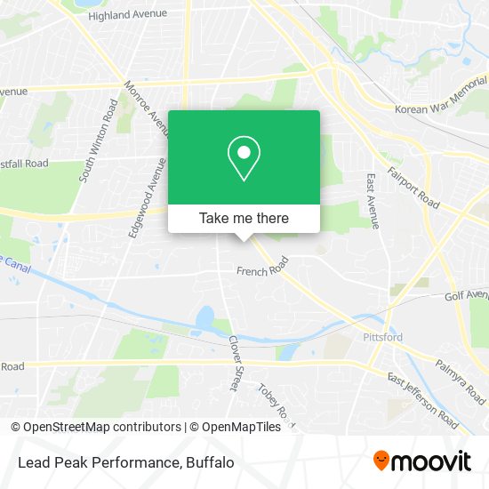 Lead Peak Performance map