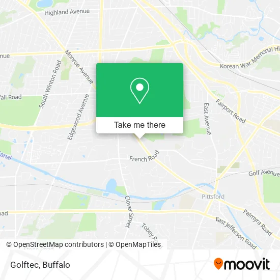 Golftec map