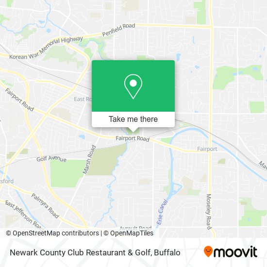 Newark County Club Restaurant & Golf map