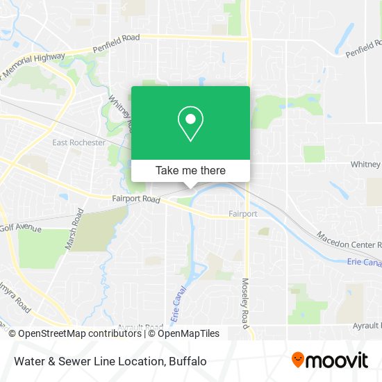 Water & Sewer Line Location map