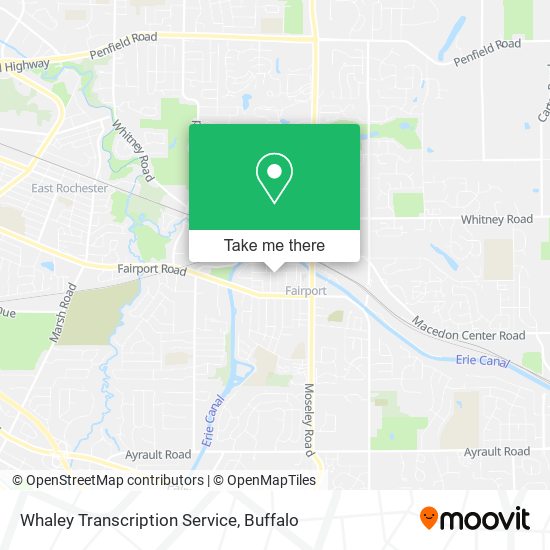 Whaley Transcription Service map