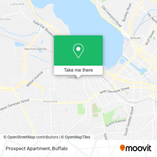 Prospect Apartment map