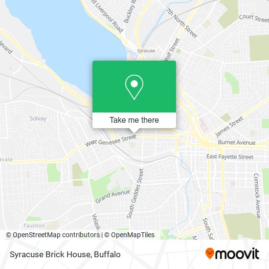 Syracuse Brick House map