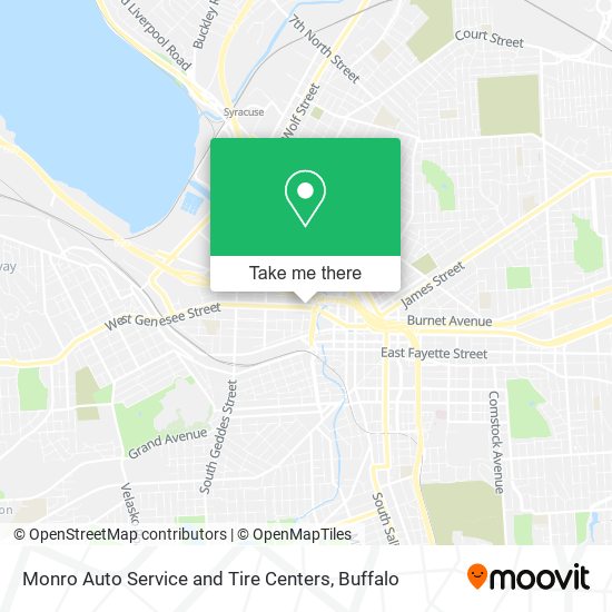 Mapa de Monro Auto Service and Tire Centers