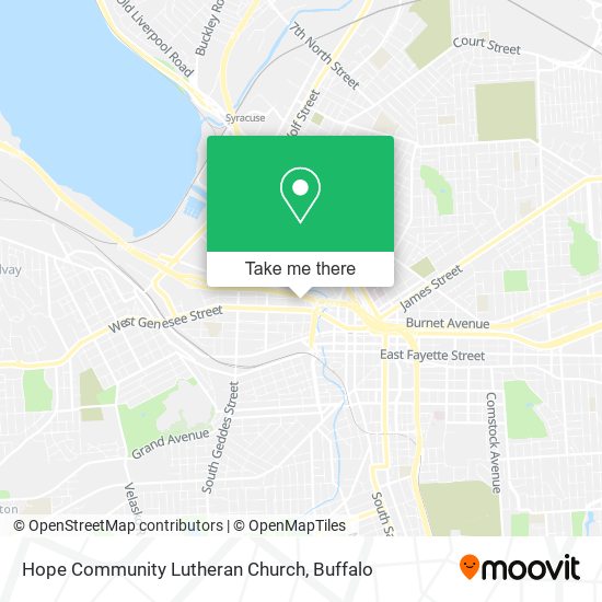 Hope Community Lutheran Church map