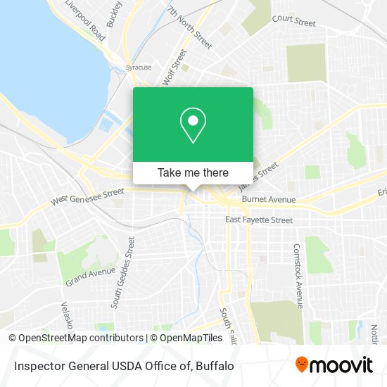 Inspector General USDA Office of map