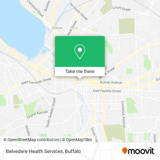 Belvedere Health Services map