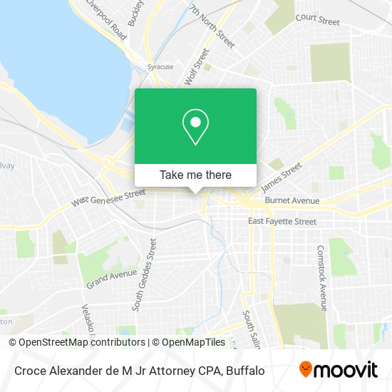 Croce Alexander de M Jr Attorney CPA map