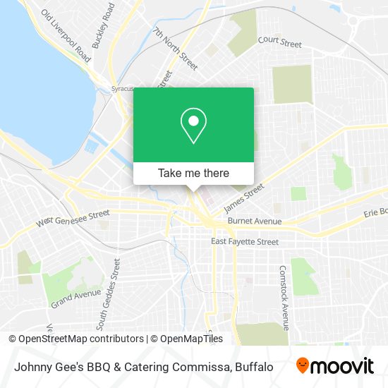 Johnny Gee's BBQ & Catering Commissa map