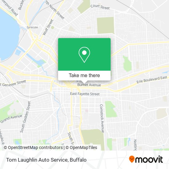 Tom Laughlin Auto Service map