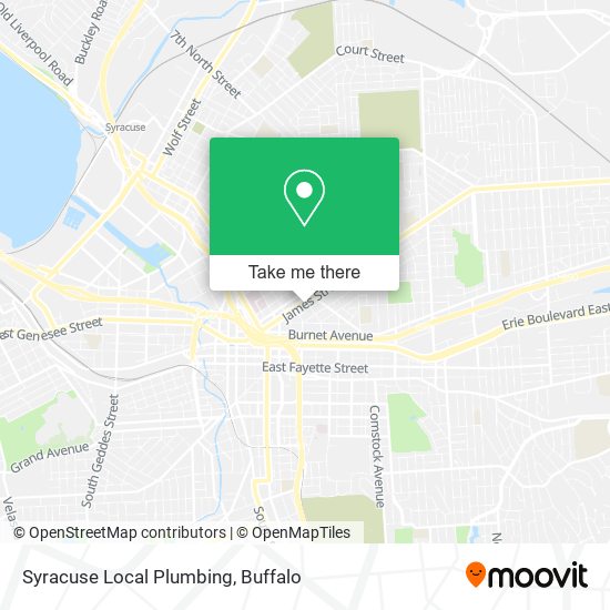 Syracuse Local Plumbing map