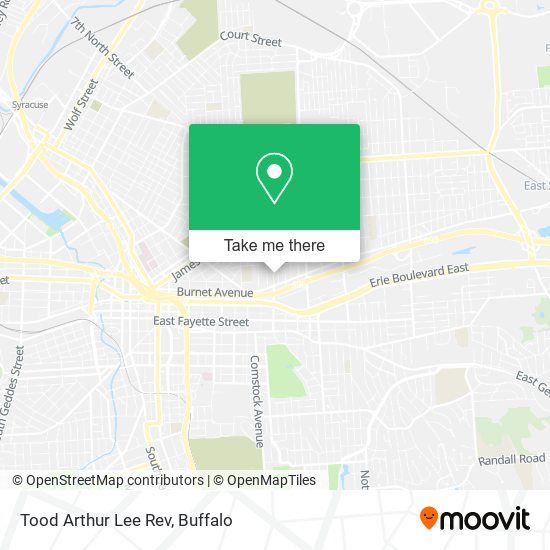 Mapa de Tood Arthur Lee Rev