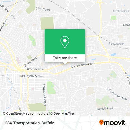 Mapa de CSX Transportation