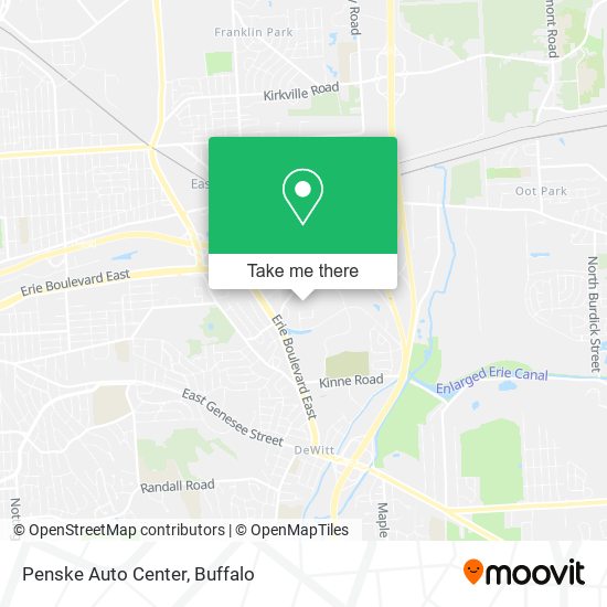 Mapa de Penske Auto Center