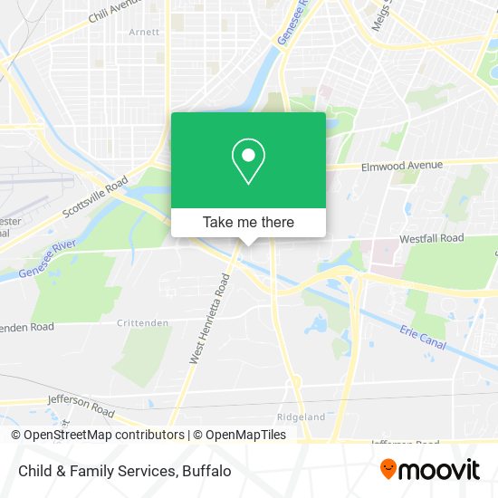 Child & Family Services map