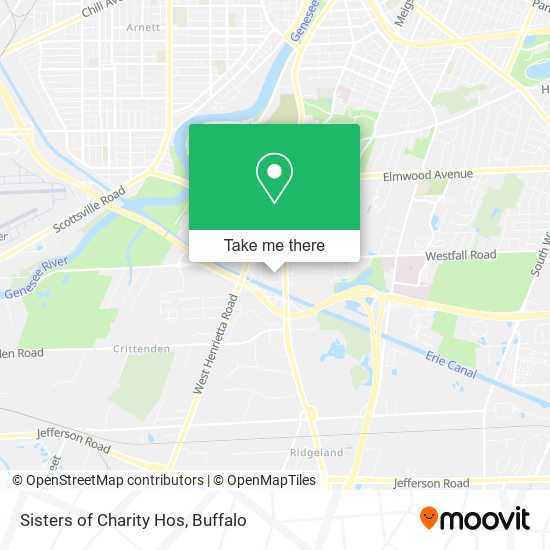 Sisters of Charity Hos map