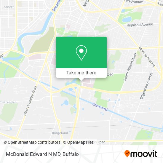 McDonald Edward N MD map