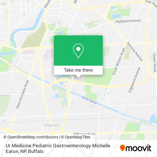 Ur Medicine Pediatric Gastroenterology Michelle Eaton, NP map