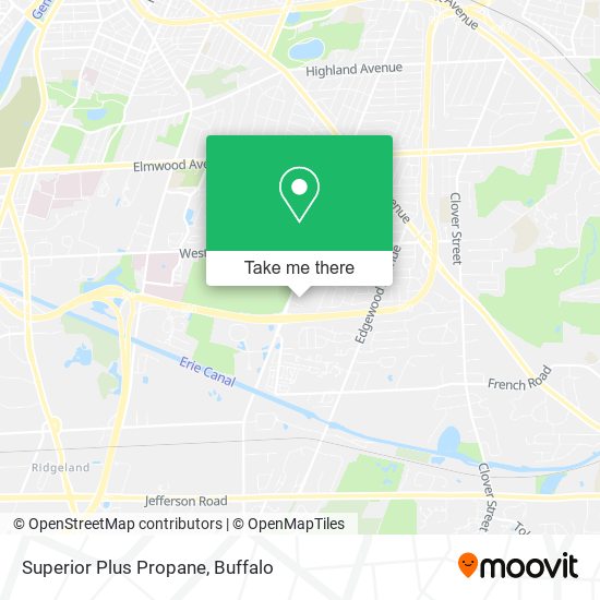 Superior Plus Propane map